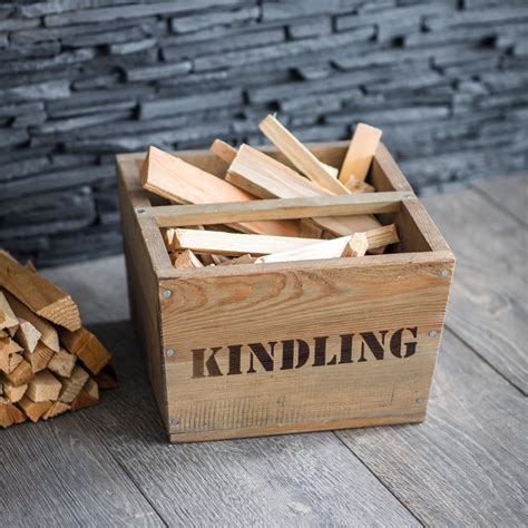 kindling box metal|kindling storage box.